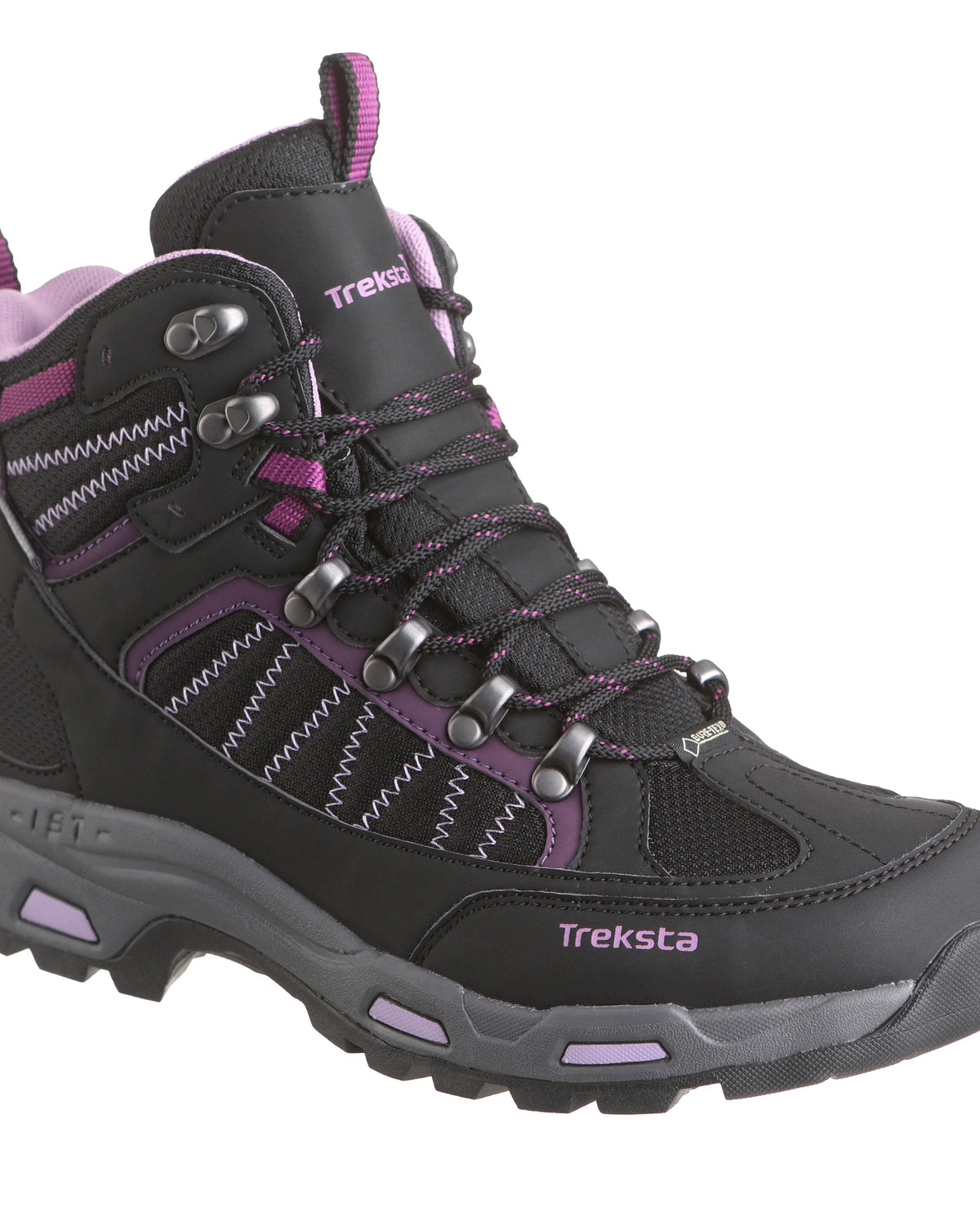 Treksta Cape purple waterproof Gore-Tex mid walking boot, side view